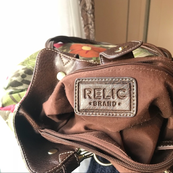 Floral Shoulder Purse, RELIC by FOSSIL, Clean - Picture 4 of 7